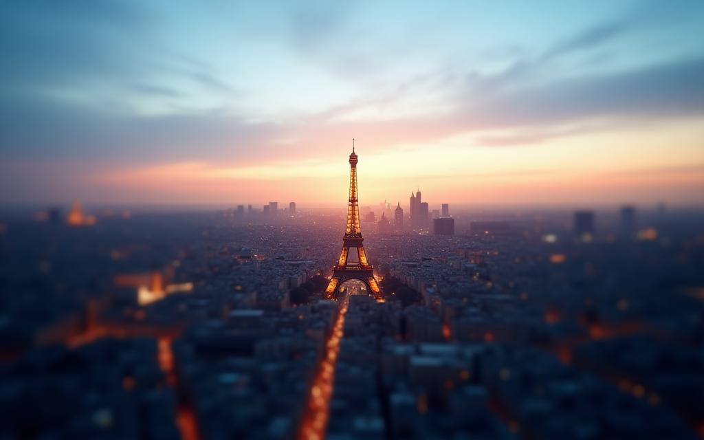 Modern Paris skyline symbolizing strategic growth and business potential